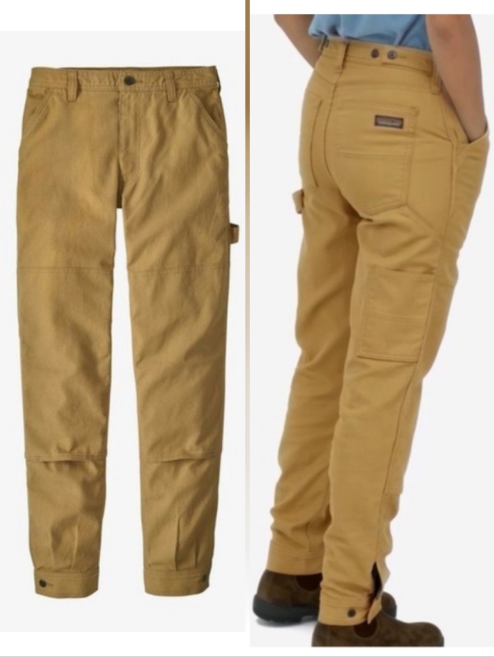Patagonia All Seasons Double Knee Work Pants Hemp Canvas - 18 Regular Carpenter